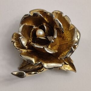 Marcel Boucher Rose Flower Brooch